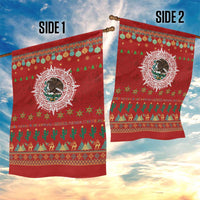 Mexico Merry Christmas Garden Flag Mexican Cultural Emblem Xmas Style - Wonder Print Shop