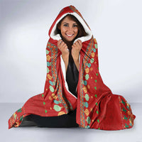 Mexico Merry Christmas Hooded Blanket Mexican Cultural Emblem Xmas Style - Wonder Print Shop