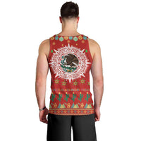 Mexico Merry Christmas Men Tank Top Mexican Cultural Emblem Xmas Style - Wonder Print Shop