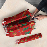 Mexico Merry Christmas Umbrella Mexican Cultural Emblem Xmas Style - Wonder Print Shop