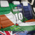 Custom Ireland and Australia Back Car Seat Cover Shamrocks and Aboriginal Art