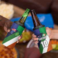 Custom Ireland and Australia 4 in 1 Can Cooler Tumbler Shamrocks and Aboriginal Art