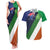 Custom Ireland and Australia Couples Matching Tank Maxi Dress and Hawaiian Shirt Shamrocks and Aboriginal Art