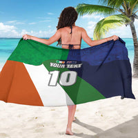 Custom Ireland and Australia Sarong Shamrocks and Aboriginal Art