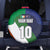Custom Ireland and Australia Spare Tire Cover Shamrocks and Aboriginal Art