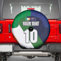 Custom Ireland and Australia Spare Tire Cover Shamrocks and Aboriginal Art