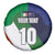 Custom Ireland and Australia Spare Tire Cover Shamrocks and Aboriginal Art