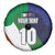 Custom Ireland and Australia Spare Tire Cover Shamrocks and Aboriginal Art