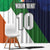 Custom Ireland and Australia Window Curtain Shamrocks and Aboriginal Art