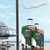 Custom Ireland and United States Luggage Cover Shamrocks and American Flag Style