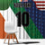 Custom Ireland and United States Window Curtain Shamrocks and American Flag Style