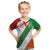 Custom Ireland and England Kid T Shirt Celtic Shanrocks and Roses with Red Cross