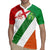 Custom Ireland and England Rugby Jersey Celtic Shanrocks and Roses with Red Cross