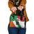 Custom Ireland and England Shoulder Handbag Celtic Shanrocks and Roses with Red Cross