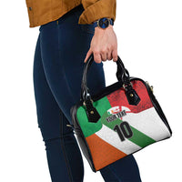 Custom Ireland and England Shoulder Handbag Celtic Shanrocks and Roses with Red Cross