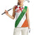 Custom Ireland and England Women Sleeveless Polo Shirt Celtic Shanrocks and Roses with Red Cross