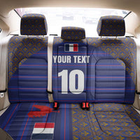 Custom France Rugby-Le XV de France Back Car Seat Cover Go Les Bleus