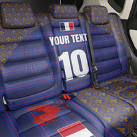 Custom France Rugby-Le XV de France Back Car Seat Cover Go Les Bleus