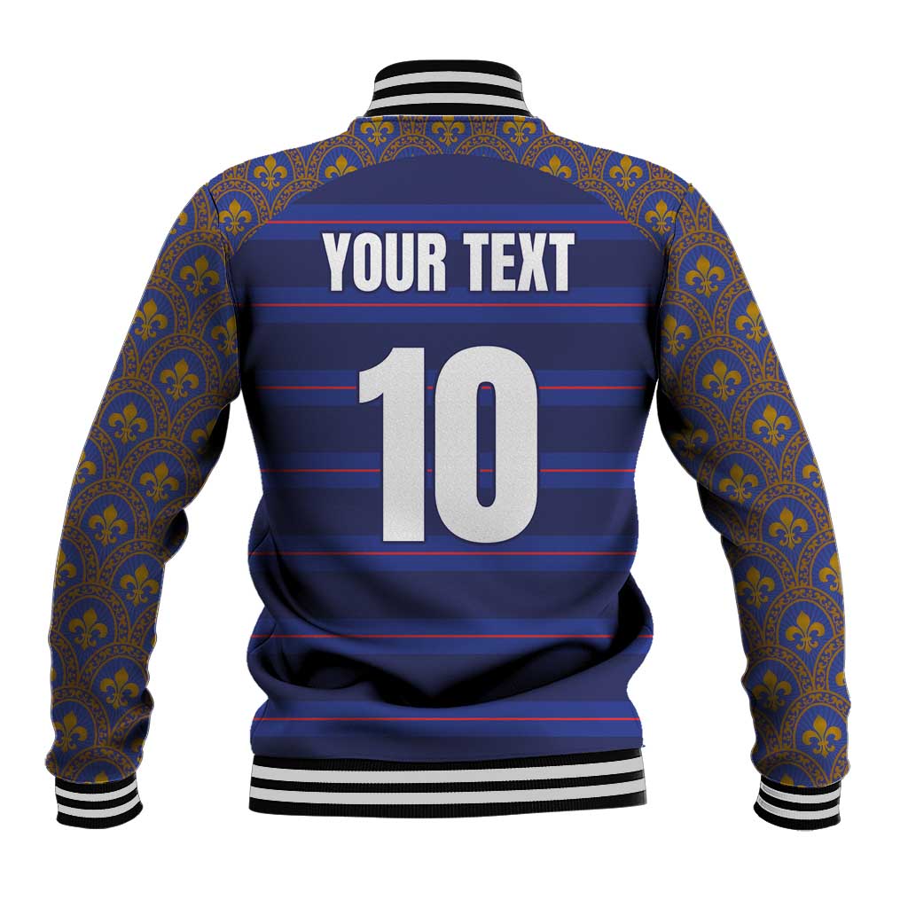 Custom France Rugby-Le XV de France Baseball Jacket Go Les Bleus