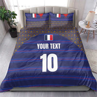 Custom France Rugby-Le XV de France Bedding Set Go Les Bleus