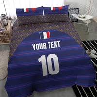 Custom France Rugby-Le XV de France Bedding Set Go Les Bleus
