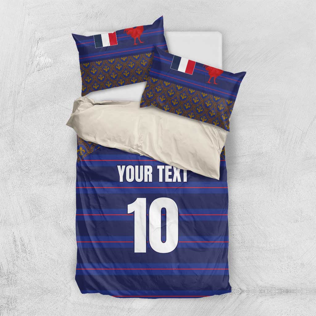 Custom France Rugby-Le XV de France Bedding Set Go Les Bleus