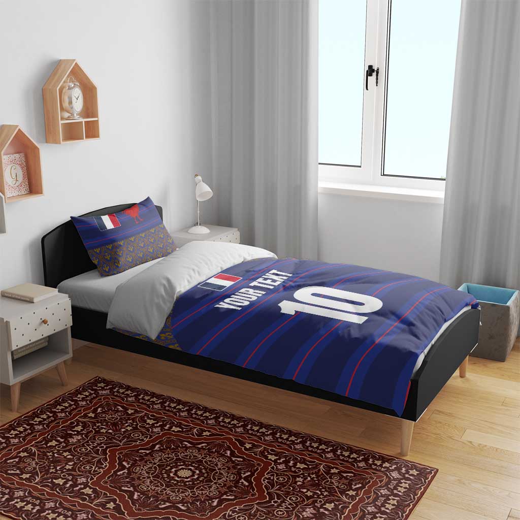 Custom France Rugby-Le XV de France Bedding Set Go Les Bleus