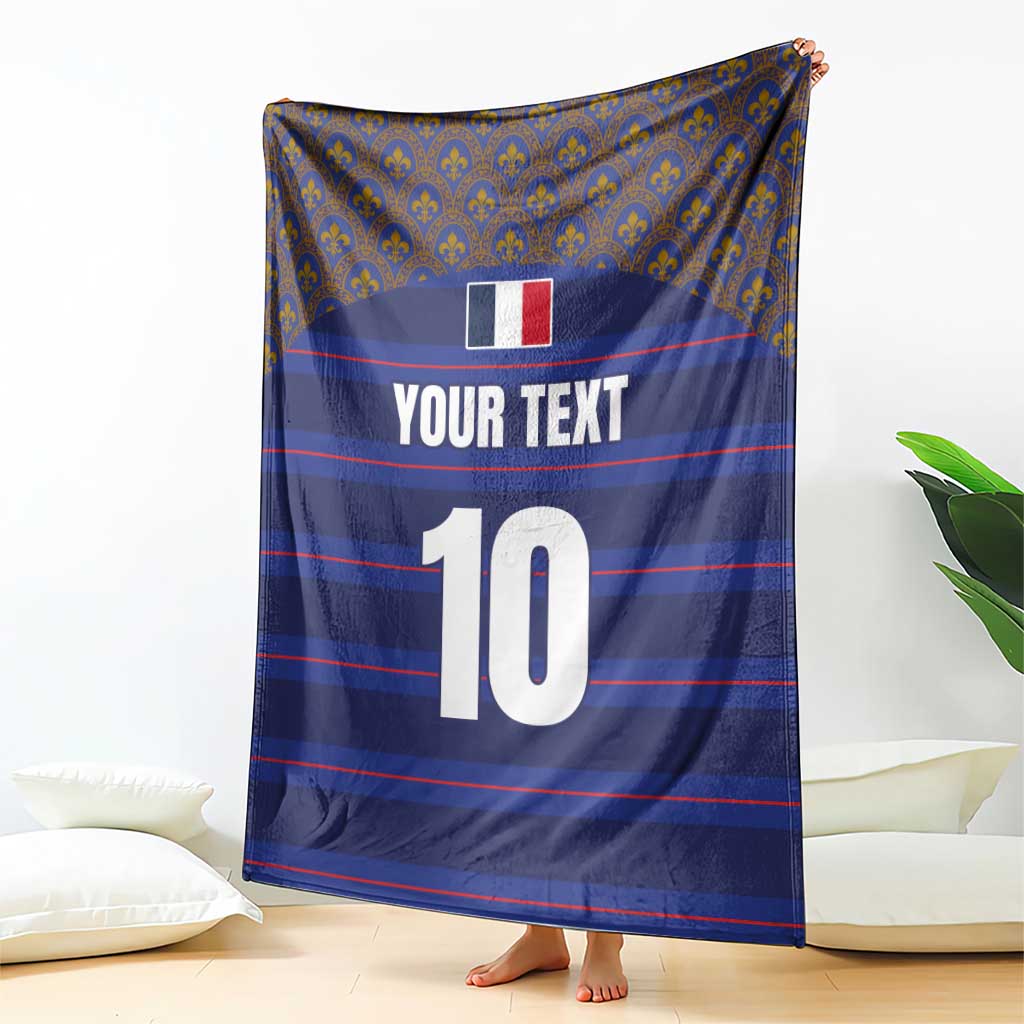 Custom France Rugby-Le XV de France Blanket Go Les Bleus