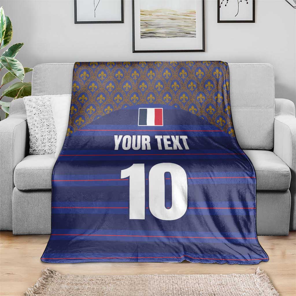 Custom France Rugby-Le XV de France Blanket Go Les Bleus