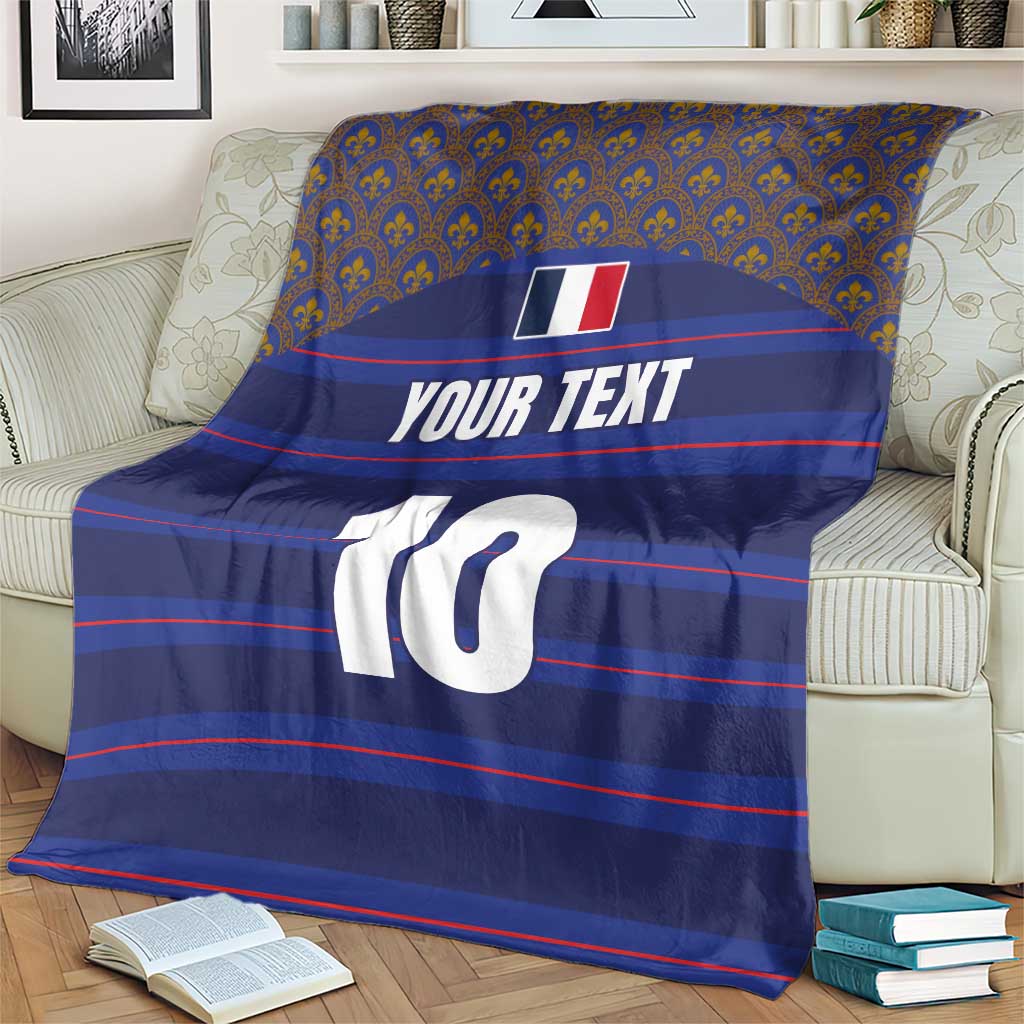 Custom France Rugby-Le XV de France Blanket Go Les Bleus
