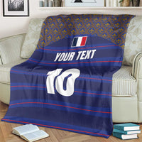 Custom France Rugby-Le XV de France Blanket Go Les Bleus