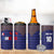 Custom France Rugby-Le XV de France 4 in 1 Can Cooler Tumbler Go Les Bleus