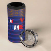 Custom France Rugby-Le XV de France 4 in 1 Can Cooler Tumbler Go Les Bleus