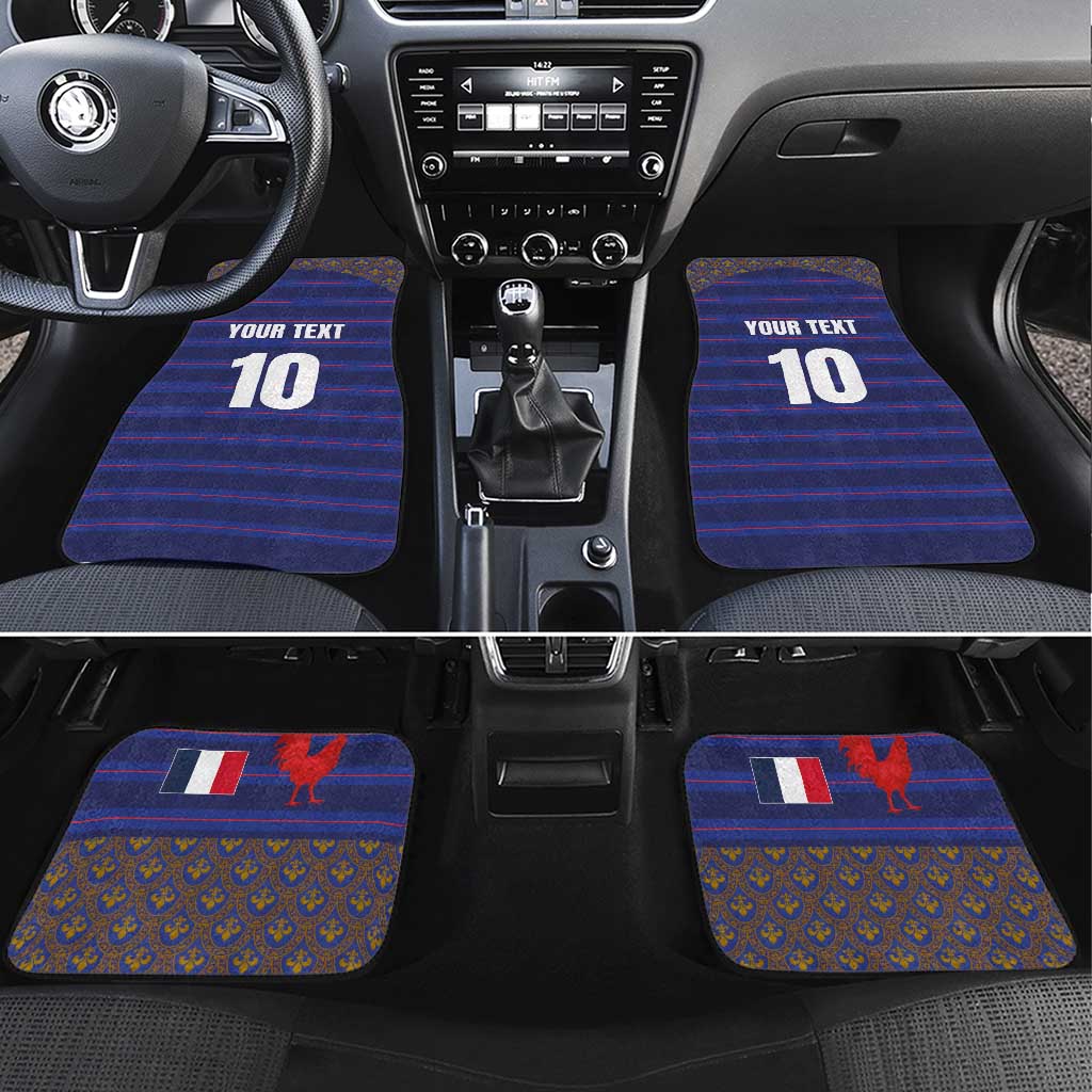 Custom France Rugby-Le XV de France Car Mats Go Les Bleus