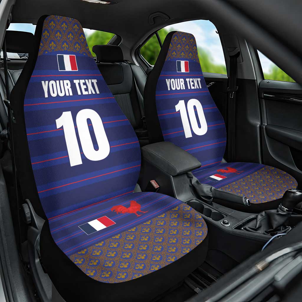 Custom France Rugby-Le XV de France Car Seat Cover Go Les Bleus