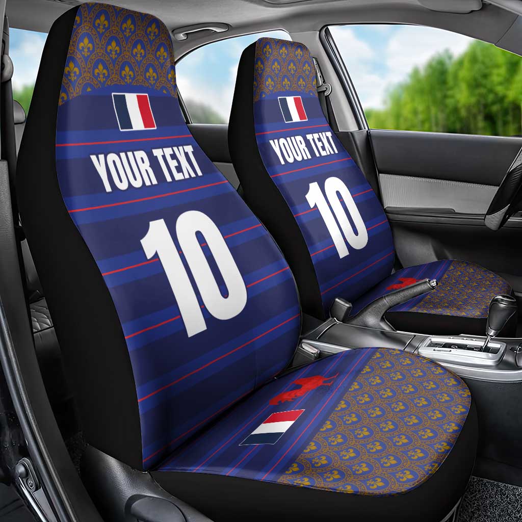 Custom France Rugby-Le XV de France Car Seat Cover Go Les Bleus
