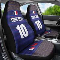 Custom France Rugby-Le XV de France Car Seat Cover Go Les Bleus