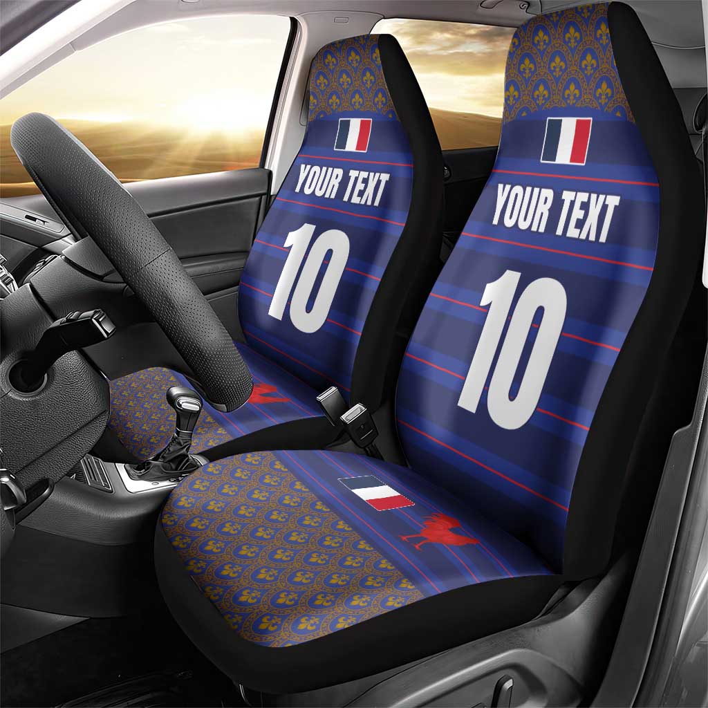 Custom France Rugby-Le XV de France Car Seat Cover Go Les Bleus