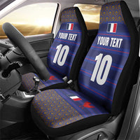 Custom France Rugby-Le XV de France Car Seat Cover Go Les Bleus