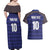 Custom France Rugby-Le XV de France Couples Matching Off Shoulder Maxi Dress and Hawaiian Shirt Go Les Bleus