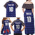 Custom France Rugby-Le XV de France Family Matching Off Shoulder Maxi Dress and Hawaiian Shirt Go Les Bleus