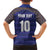 Custom France Rugby-Le XV de France Family Matching Short Sleeve Bodycon Dress and Hawaiian Shirt Go Les Bleus