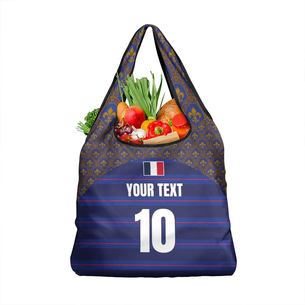 Custom France Rugby-Le XV de France Grocery Bag Go Les Bleus