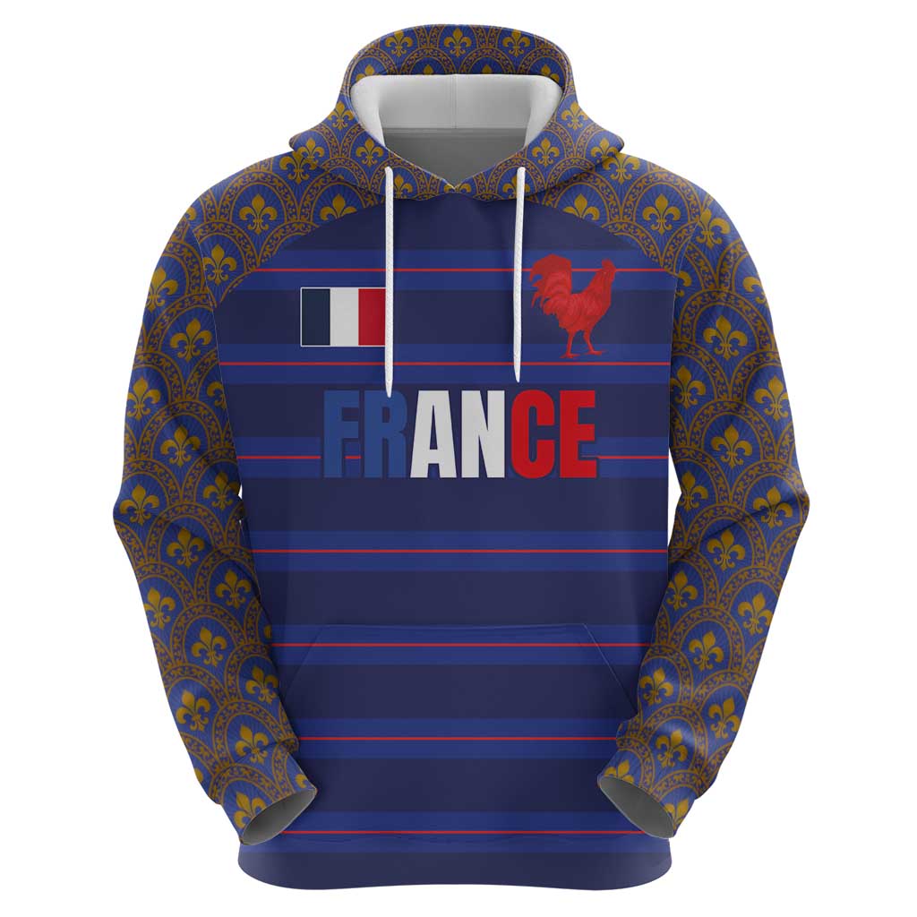 Custom France Rugby-Le XV de France Hoodie Go Les Bleus