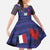 Custom France Rugby-Le XV de France Kid Short Sleeve Dress Go Les Bleus