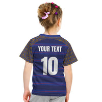 Custom France Rugby-Le XV de France Kid T Shirt Go Les Bleus