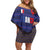 Custom France Rugby-Le XV de France Off Shoulder Short Dress Go Les Bleus