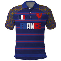 Custom France Rugby-Le XV de France Polo Shirt Go Les Bleus