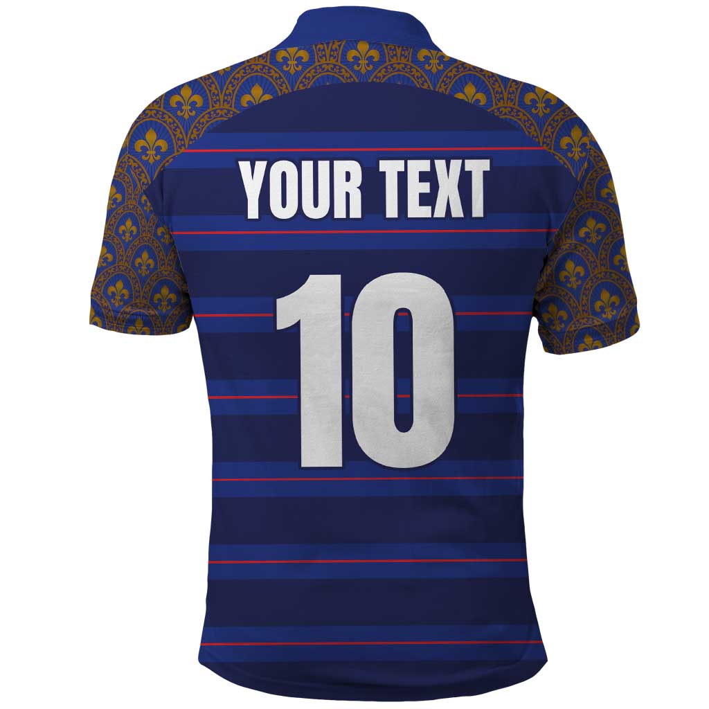 Custom France Rugby-Le XV de France Polo Shirt Go Les Bleus