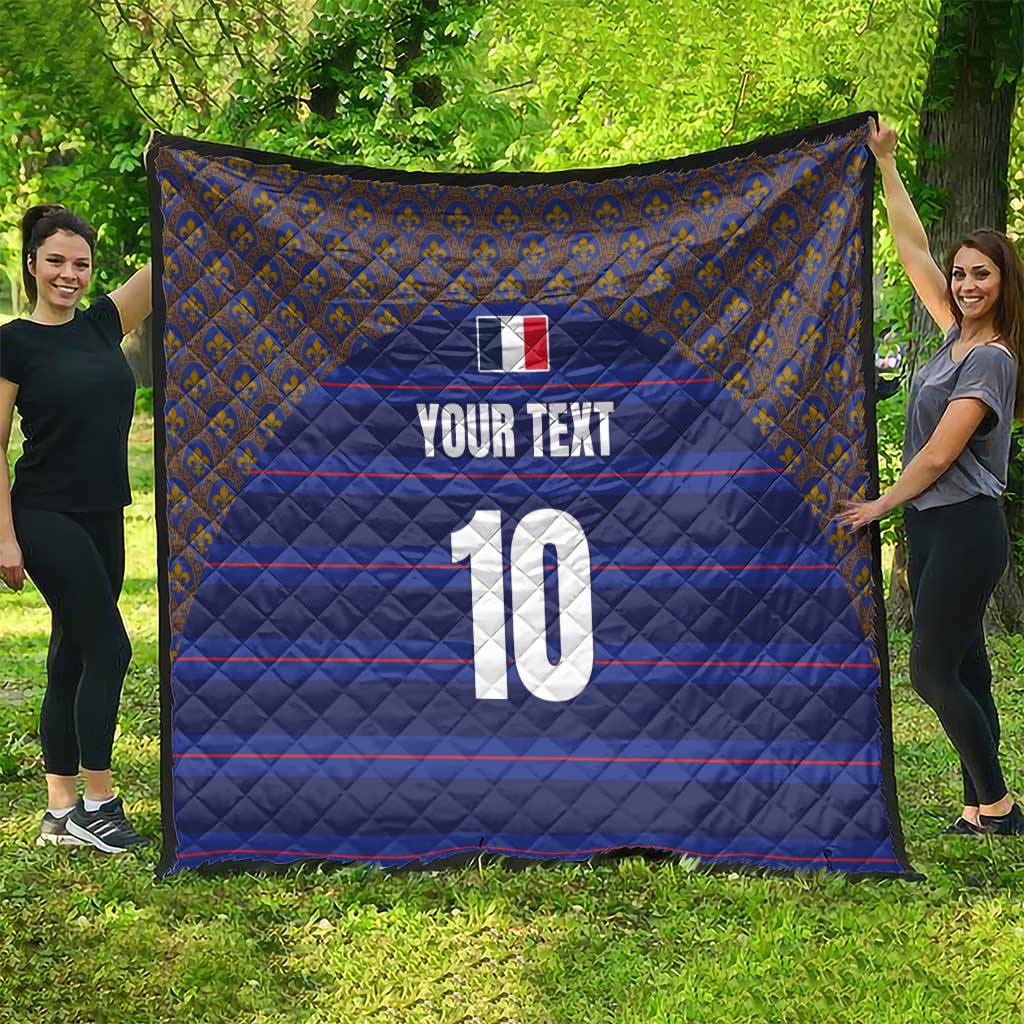 Custom France Rugby-Le XV de France Quilt Go Les Bleus